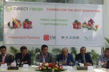 Press conference launching RSA's investment in Direct Fresh